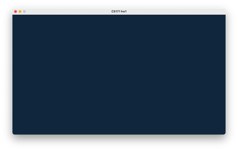 the blank window