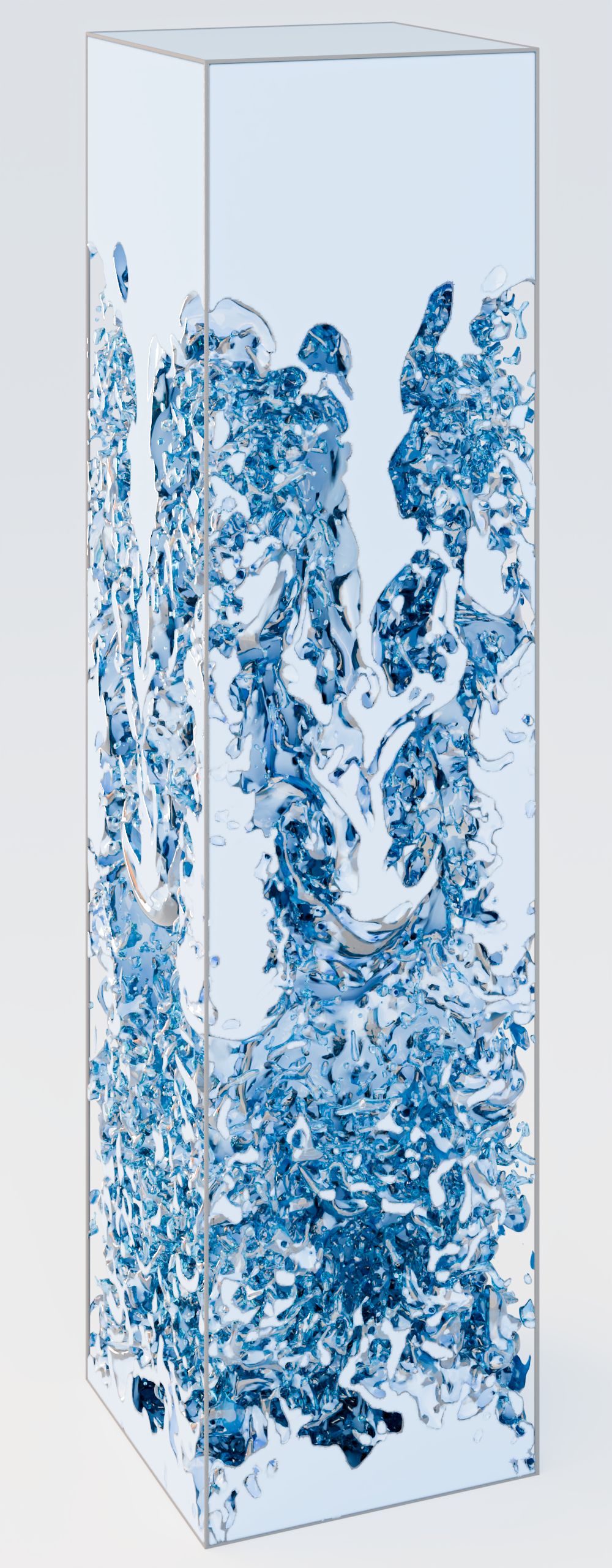 3D Rayleigh-Taylor instability, panel 4 of 8