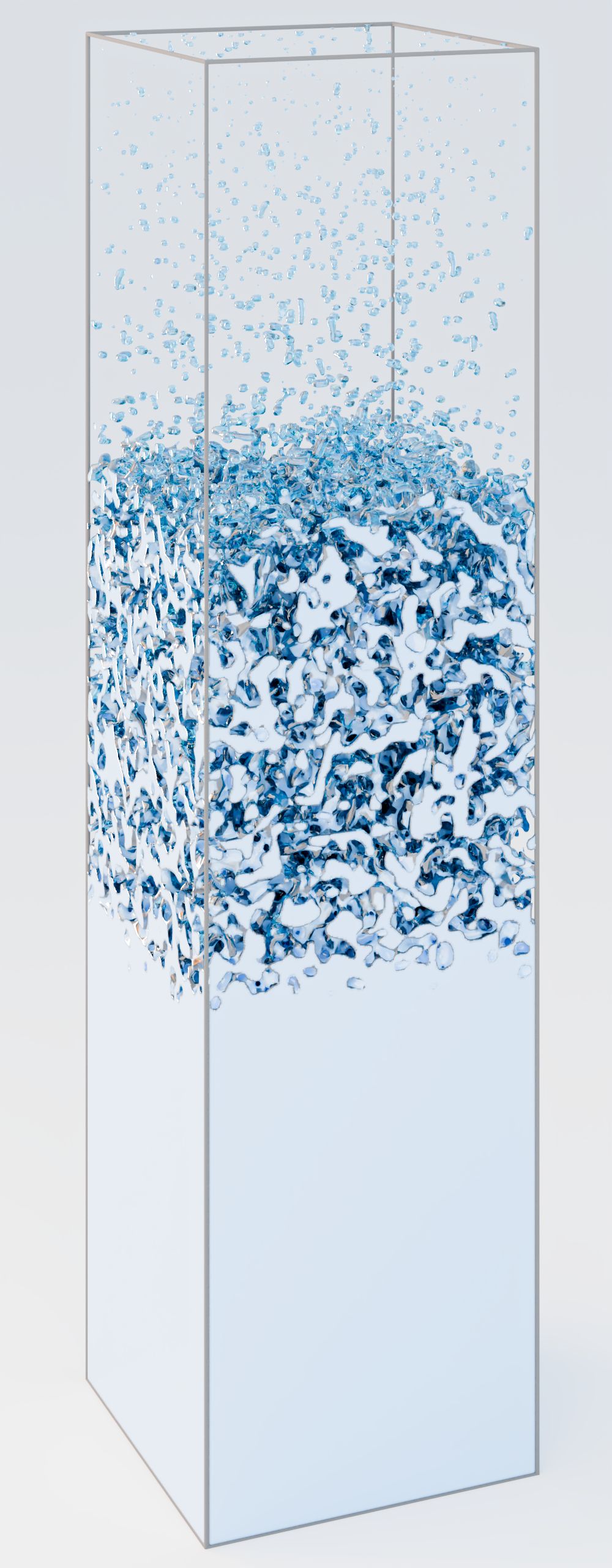 3D Rayleigh-Taylor instability, panel 7 of 8
